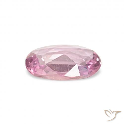 Saphir Rose clair naturelle ovale, 0.34 ct, VS