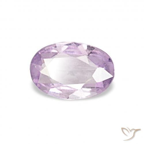 Saphir Pourpre très clair naturelle ovale, 0.35 ct, VS