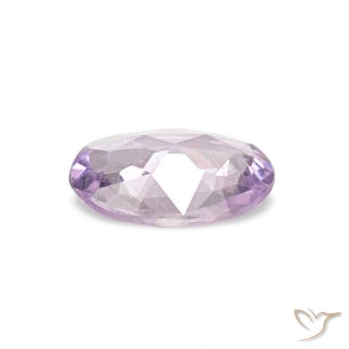 Saphir Pourpre très clair naturelle ovale, 0.35 ct, VS