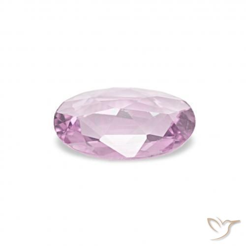 Saphir Rose clair naturelle ovale, 0.28 ct, VVS-VS