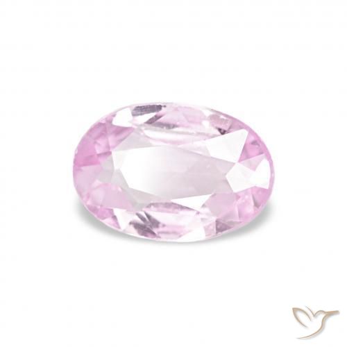 Saphir Pourpre moyen naturelle ovale, 0.40 ct, VVS-VS