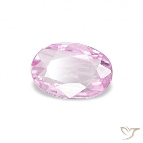 Saphir Pourpre moyen naturelle ovale, 0.33 ct, VVS-VS