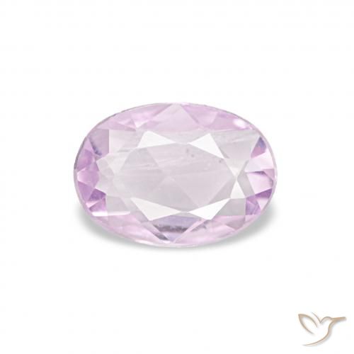 Saphir Pourpre très clair naturelle ovale, 0.36 ct, VVS-VS