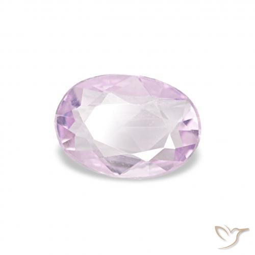 Saphir Pourpre très clair naturelle ovale, 0.36 ct, VVS-VS