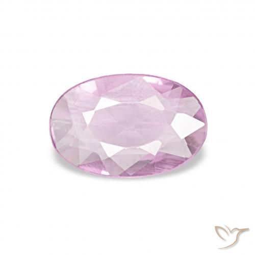 Saphir Pourpre violet rosâtre léger naturelle ovale, 0.36 ct, VVS-VS