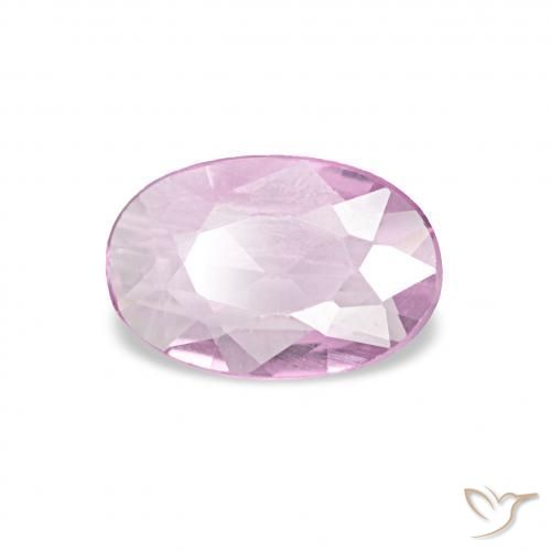 Saphir Pourpre violet rosâtre léger naturelle ovale, 0.36 ct, VVS-VS