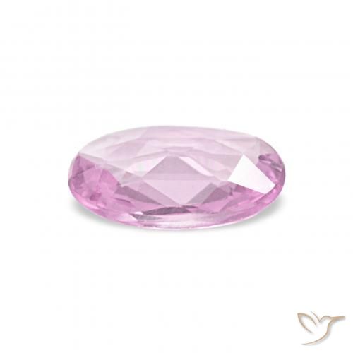 Saphir Pourpre violet rosâtre léger naturelle ovale, 0.36 ct, VVS-VS