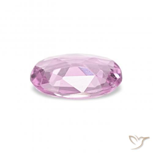 Saphir Violet clair naturelle ovale, 0.39 ct, VVS-VS