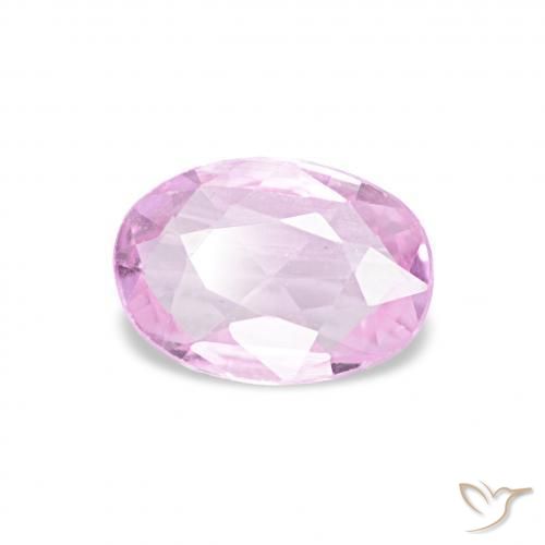 Saphir Pourpre violet rosâtre léger naturelle ovale, 0.40 ct, VVS-VS