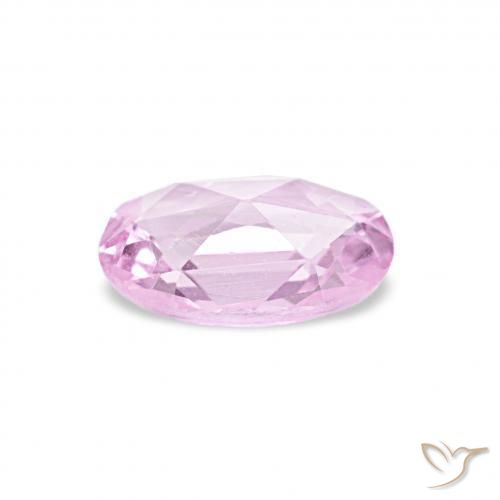 Saphir Pourpre violet rosâtre léger naturelle ovale, 0.40 ct, VVS-VS