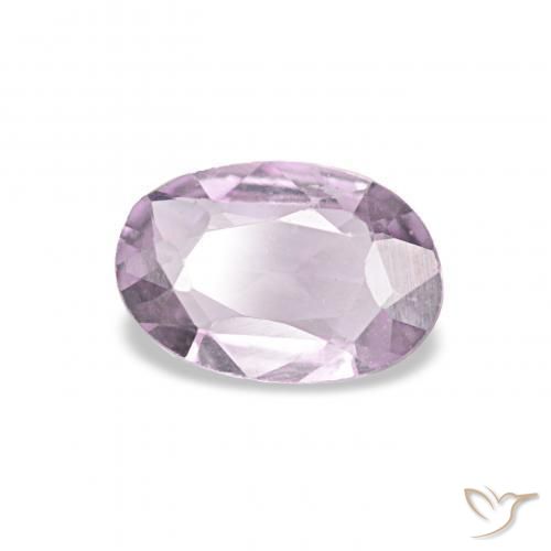 Saphir Violet raisin très clair naturelle ovale, 0.41 ct, VVS-VS