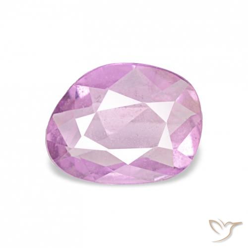 Saphir Medium Light-Purple naturelle Fantaisie, 0.62 ct, VS