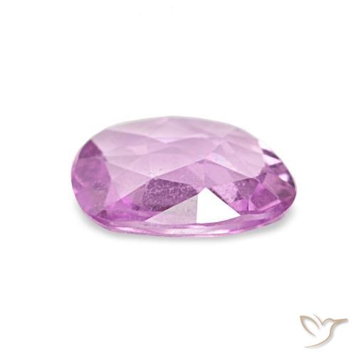 Saphir Medium Light-Purple naturelle Fantaisie, 0.62 ct, VS