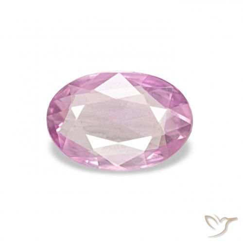 Saphir Medium Light-Purple naturelle ovale, 0.38 ct, VVS-VS
