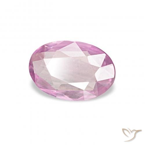 Saphir Medium Light-Purple naturelle ovale, 0.38 ct, VVS-VS