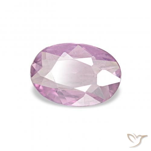Saphir Violet clair naturelle ovale, 0.35 ct, VVS-VS