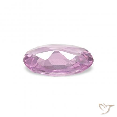 Saphir Violet clair naturelle ovale, 0.35 ct, VVS-VS