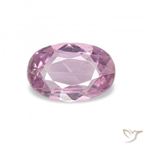Saphir Medium Light-Purple naturelle ovale, 0.45 ct, VVS-VS