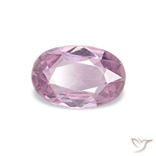 Saphir Medium Light-Purple naturelle ovale, 0.45 ct, VVS-VS