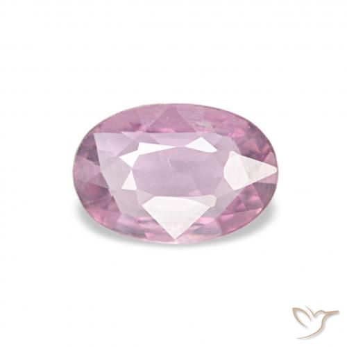 Saphir Pourpre-rose naturelle ovale, 0.39 ct, VVS-VS