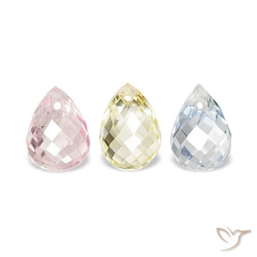 Shop natural 1.98ct Multicolore Saphir gems, Briolette, from Tanzanie at GemSelect. In stock, global shipping!