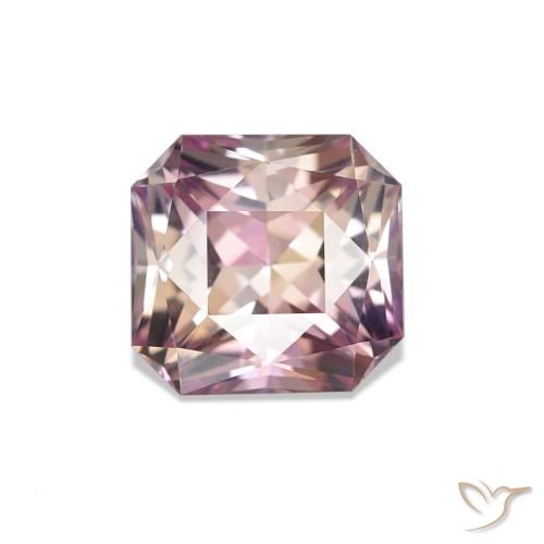 Saphir Rose naturelle Octogone / coupe Émeraude, 1.40 ct, VVS