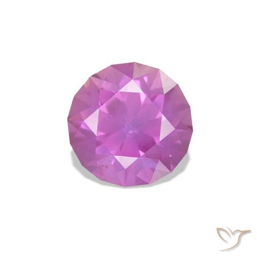 Saphir Violet Rosâtre naturelle Tour, 0.76 ct, VVS-VS