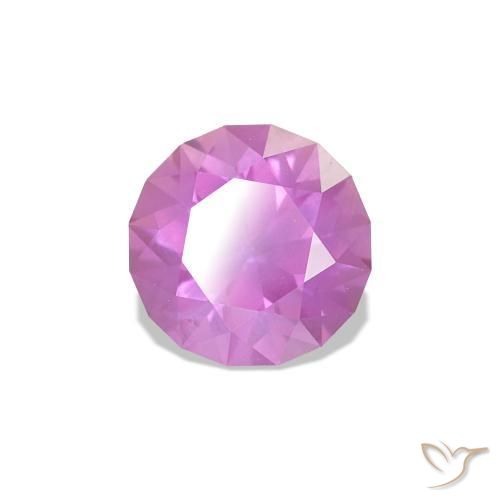 Saphir Violet Rosâtre naturelle Tour, 0.76 ct, VVS-VS