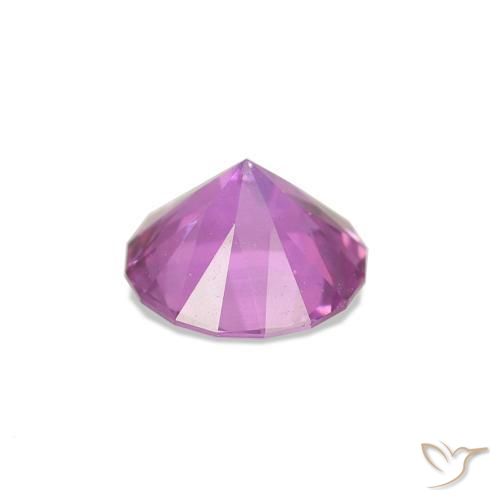 Saphir Violet Rosâtre naturelle Tour, 0.76 ct, VVS-VS