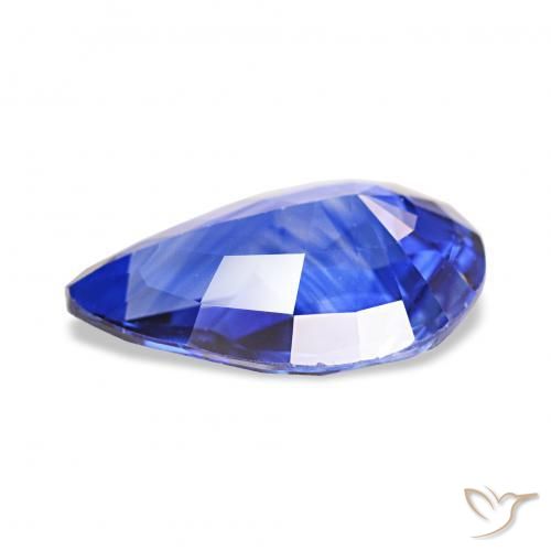 Saphir Bleu bleuet léger naturelle En forme de poire, 2.23 ct, VVS-VS