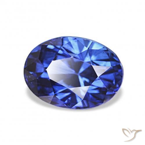 Saphir Bleu royal naturelle ovale, 2.14 ct, VVS