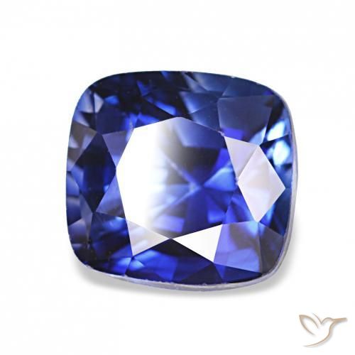 Saphir Bleu royal naturelle Coussin, 2.04 ct, VVS