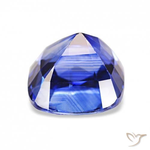 Saphir Bleu royal naturelle Coussin, 2.04 ct, VVS