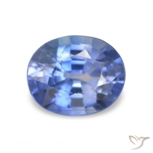0.53ct Bleu marine moyen Saphir, ovale, VVS-VS