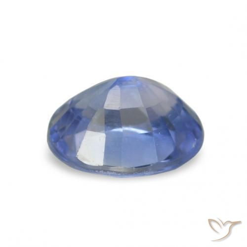 Saphir Bleu marine moyen naturelle Coupe ovale, 0.53 ct, VVS-VS