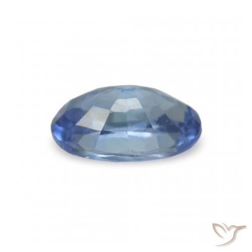 Saphir bleue naturelle coupe ovale, 0,28 ct, VVS-VS