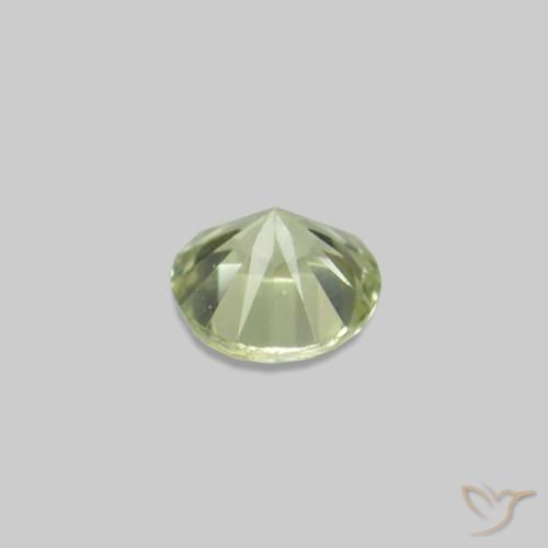Achetez naturel 2.23ct Vert grisâtre Saphir gems, Coupe roude, En provenance Tanzanie chez GemSelect. En stock, livraison internationale!