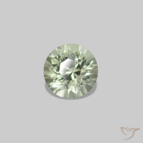 Shop natural 2.24ct Vert grisâtre Saphir gems, Tour, from Tanzanie at GemSelect. In stock, global shipping!