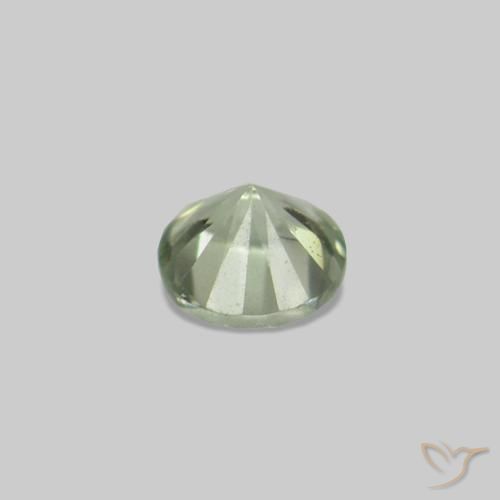 Shop natural 2.27ct Vert très clair Saphir gems, Coupe roude, from Tanzanie at GemSelect. In stock, global shipping!
