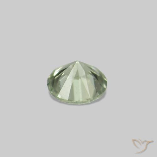 Achetez naturel 2.27ct Vert très clair Saphir gems, Coupe roude, En provenance Tanzanie chez GemSelect. En stock, livraison internationale!