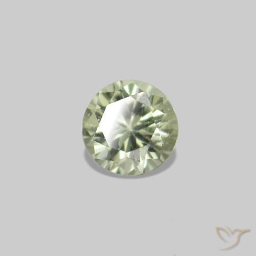 Shop natural 2.25ct Vert très clair Saphir gems, Tour, from Tanzanie at GemSelect. In stock, global shipping!
