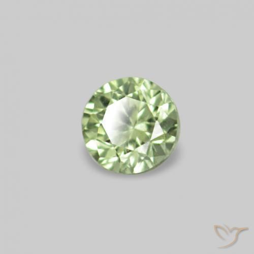 Shop natural 2.26ct Vert très clair Saphir gems, Tour, from Tanzanie at GemSelect. In stock, global shipping!