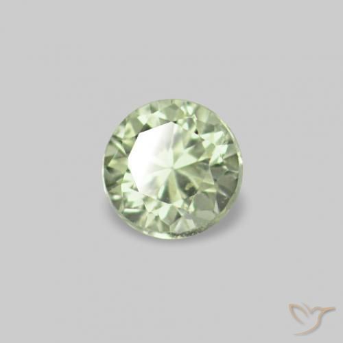 Shop natural 2.26ct Vert très clair Saphir gems, Tour, from Tanzanie at GemSelect. In stock, global shipping!