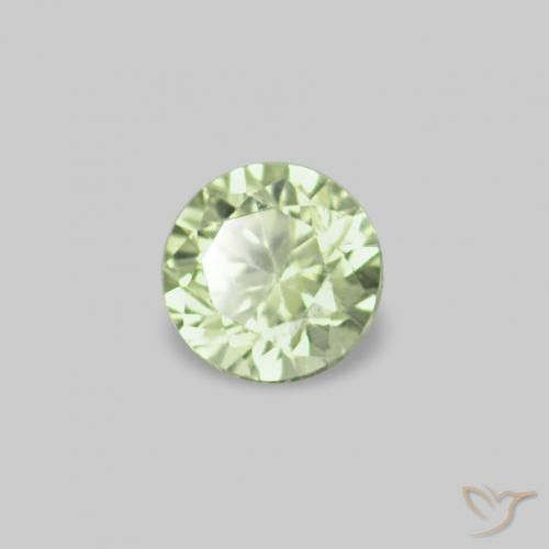 Shop natural 2.26ct Vert très clair Saphir gems, Tour, from Tanzanie at GemSelect. In stock, global shipping!