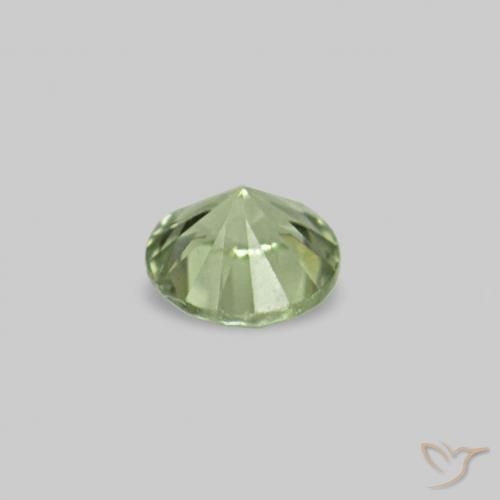 Shop natural 2.26ct Vert très clair Saphir gems, Tour, from Tanzanie at GemSelect. In stock, global shipping!