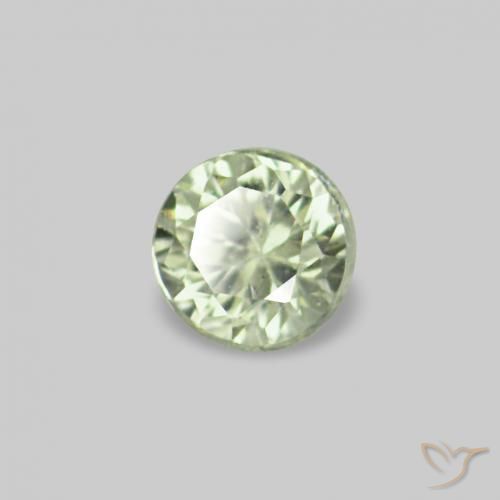 Shop natural 2.26ct Vert très clair Saphir gems, Tour, from Tanzanie at GemSelect. In stock, global shipping!