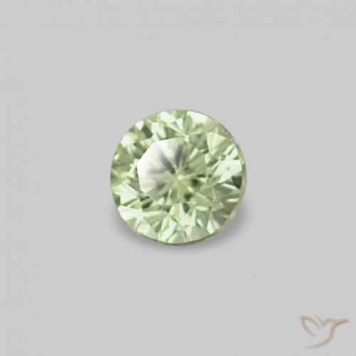 Shop natural 2.26ct Vert très clair Saphir gems, Tour, from Tanzanie at GemSelect. In stock, global shipping!