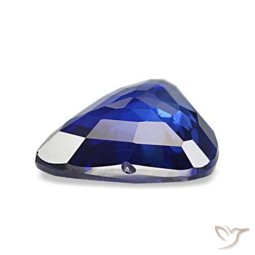 Saphir Bleu royal naturelle En forme de poire, 1.15 ct, VVS-VS