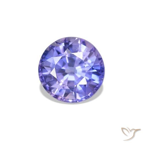 Saphir Bleu violet intense naturelle Tour, 0.77 ct, VVS-VS