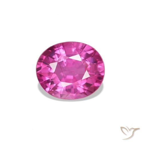 0.62ct Rose foncé Saphir, ovale, VS